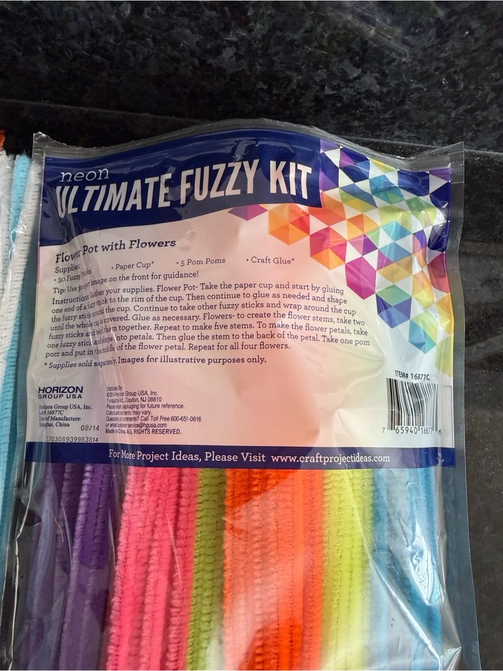 Assorted Bright Colors Pipe Cleaners - Home Party Craft Supplies